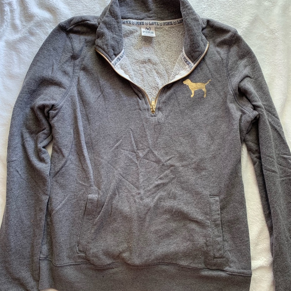 PINK half zip Hoodie